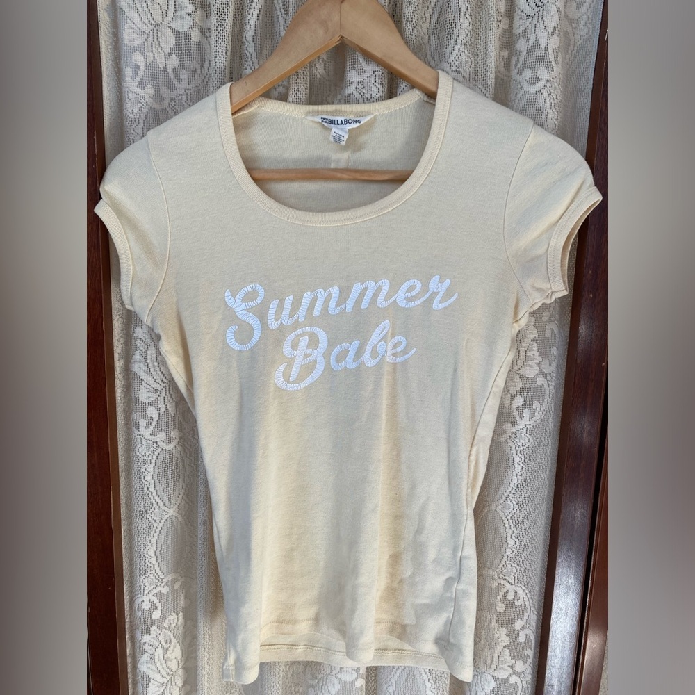 Yellow “Summer Babe” Billabong T-shirt